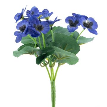 Dekoblume Stiefmütterchen EROMA, Steckstab, blau-violett, 20cm