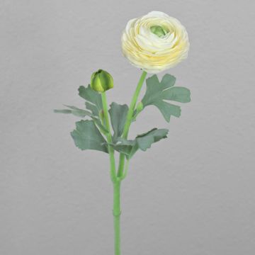 Ranunkel künstlich CADISS, creme, 50cm, Ø7,5cm