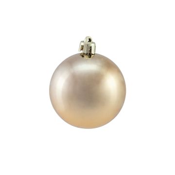 Christbaum Kugel MELANIA, 6 Stück, metallic-kupfer, Ø6cm