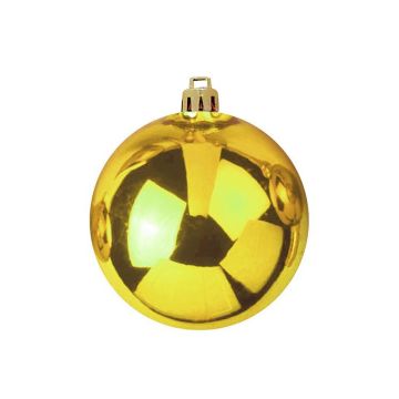 Tannenbaum Kugel CANELA, glänzend gold, Ø20cm