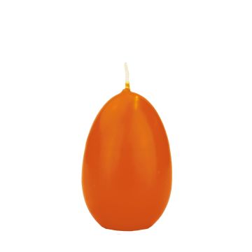 Eierkerze Kerzen Ostern LEONITA, orange, 9cm, 6cm, 16h - Made in Germany