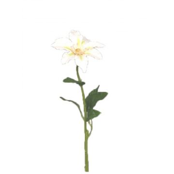 Künstliche Blume Clematis JINJIN, creme, 50cm