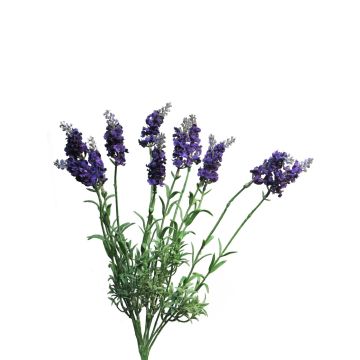 Kunstblume Lavendel MINGMAO auf Steckstab, dunkelviolett, 40cm