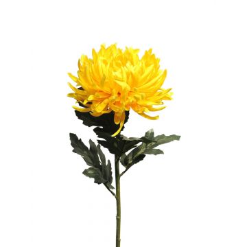 Kunstblume Chrysantheme LINGYUN, gelb, 65cm