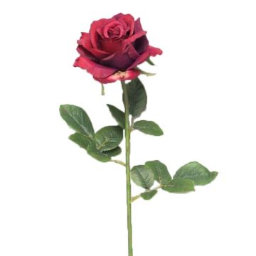 Künstliche Blume Rose XINNAN, rot, 65cm
