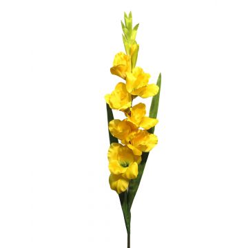 Kunstblume Gladiole HAOYUN, gelb, 90cm