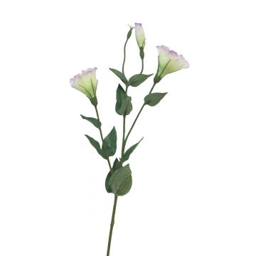 Plastikblume Lisianthus MUYAN, lila-creme, 80cm