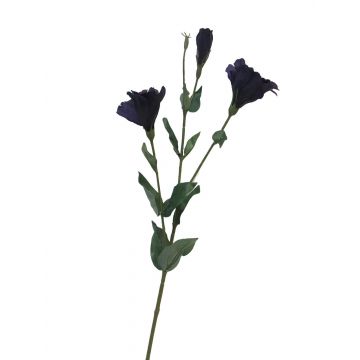 Plastikblume Lisianthus MUYAN, dunkelviolett, 80cm