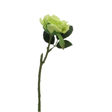 Künstliche Blume Rose ASHANTO, hellgrün, 25cm