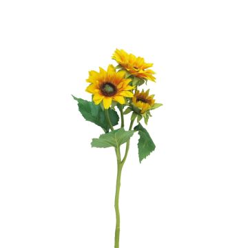 Kunstzweig Sonnenblume LINGYAN, gelb, 35cm