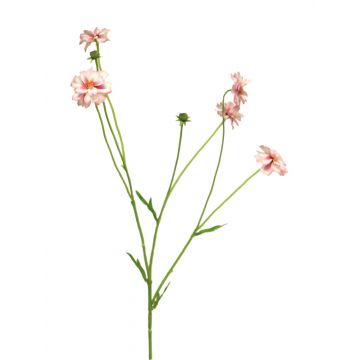 Dekozweig Flockenblume TAOTAO, pink-rosa, 65cm