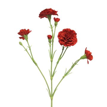 Kunstblume Nelke AHONG, rot, 60cm