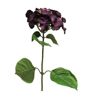 Kunstblume Hortensie MEITAO, dunkelviolett, 70cm