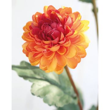 Kunst Chrysantheme RYON, orange, 70cm, Ø3-5cm