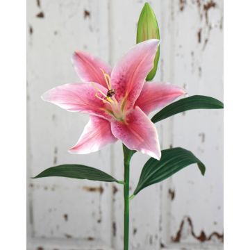 Künstliche Tigerlilie FILICE, pink, 50cm, Ø17cm
