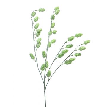 Kunstzweig Hopfen YUNUO mit Blüten, grün, 90cm