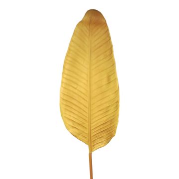 Künstliches Bananenblatt MEISHUO, gelb-braun, 110cm