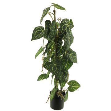 Kunstpflanze Gefleckte Efeutute SHUSU, grün, 80cm