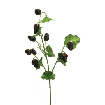 Deko Zweig Brombeere KEXIN mit Früchten, schwarz, 45cm