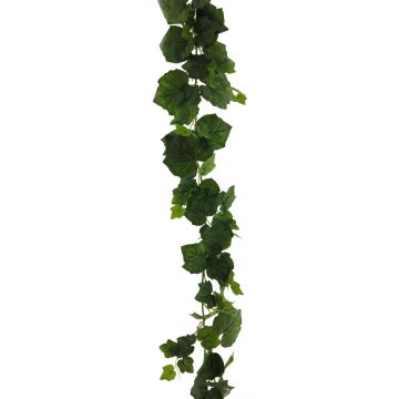 Kunstgirlande Weinrebe MEISU, grün, 195cm