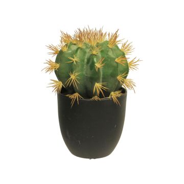Plastik Kaktus Schwiegermutterstuhl FEIJUN im Dekotopf, grün, 23cm