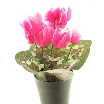 Kunstblume Alpenveilchen XIAOGUO im Dekotopf, rosa, 25cm