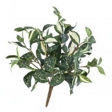 Kunststoff Keulenlilie TAKARA auf Steckstab, grün-weiß, 35cm
