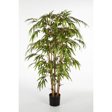 Kunst Bambuspflanze HIROSHI, Natur Bambusrohre, 90cm
