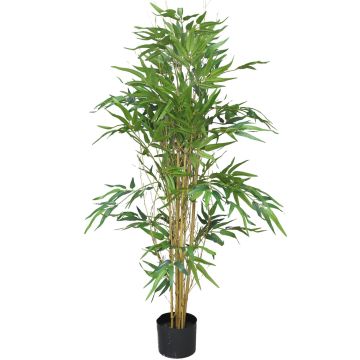 Künstlicher Baum Bambus WANNING, Echtstämme, 120cm