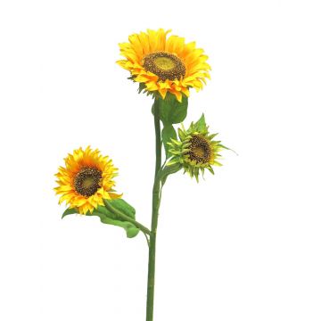 Künstlicher Zweig Sonnenblume HELINYU, gelb, 85cm
