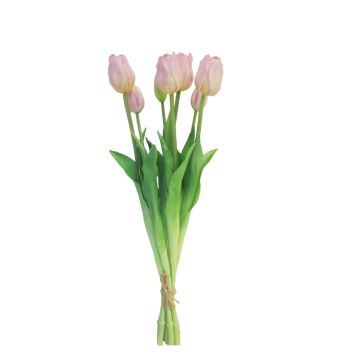 Künstlicher Tulpenstrauß LONA, rosa, 45cm, Ø15cm