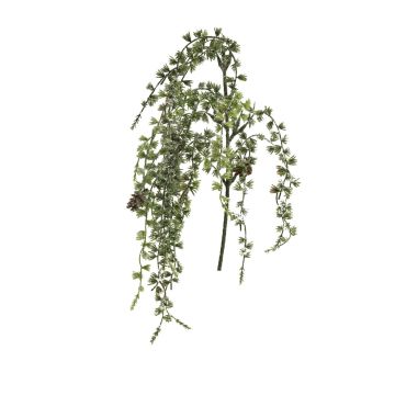 Deko Zweig Lärche NANZIA, gefroren, mit Zapfen, grün, 80cm