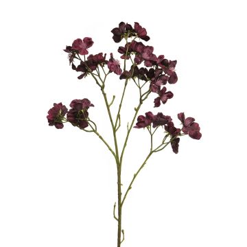 Kunstzweig Hartriegel SHIYU mit Blüten, violett, 75cm