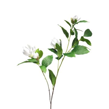 Künstlicher Zweig Magnolie HUANER, weiß, 130cm