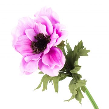 Kunstblume Anemone FRANCA, rosa, 35cm, Ø9cm
