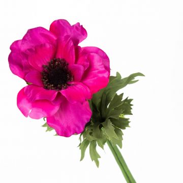 Kunstblume Anemone FRANCA, pink, 35cm, Ø9cm