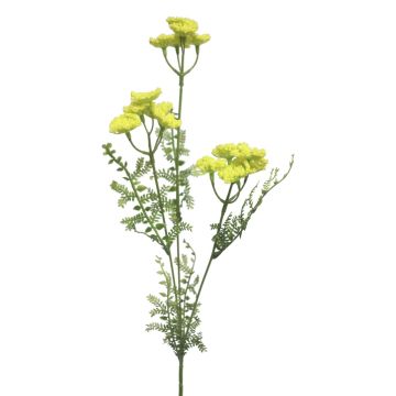 Kunstblumen Zweig Schafgarbe YISUAN, gelb, 50cm