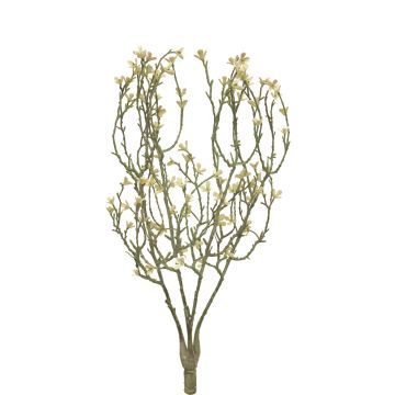 Dekoblume Kronenblume MANYAN auf Steckstab, weiß, 45cm
