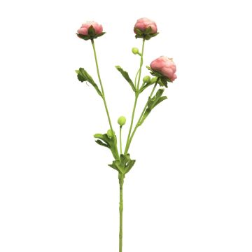 Kunstblumen Zweig Ranunkel LINGXI, rosa, 70cm