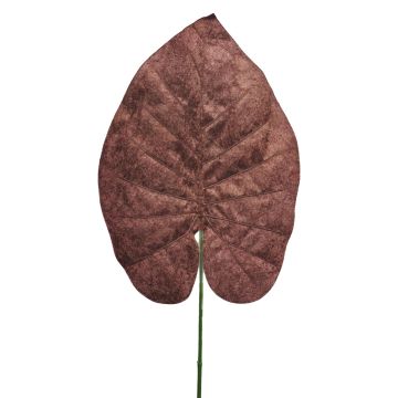 Samt Philodendron Scandens Blatt AOSHEN, braun, 70cm