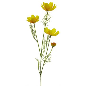 Kunstblume Schmuckkörbchen ZHINIAN, gelb, 60cm