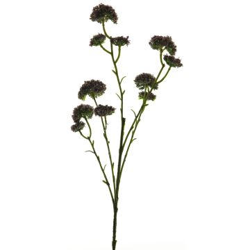 Kunstblume Schafgarbe SHUOGUO, dunkelviolett, 65cm