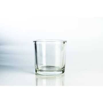 Pflanzgefäß aus Glas JOHN AIR, transparent, 12cm, Ø12cm