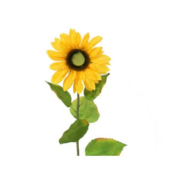 Plastik Sonnenblume DORINA, gelb, 70cm, Ø12cm