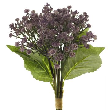 Künstlicher Blumenstrauß Schleierkraut CAILU, violett, 30cm