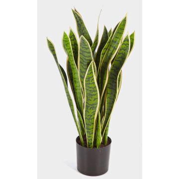 Künstliche Sansevieria BEYZA, grün-gelb, 80cm