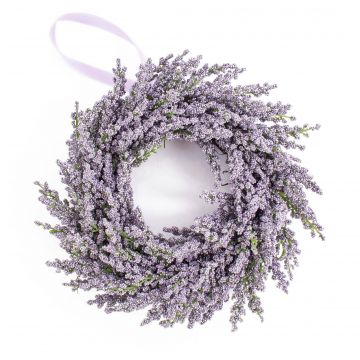 Künstlicher Lavendelkranz YLVIE, violett, Ø25cm