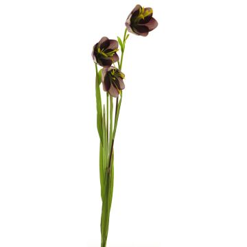 Deko Blume Glockenblume WENXIN, violett-grün, 80cm