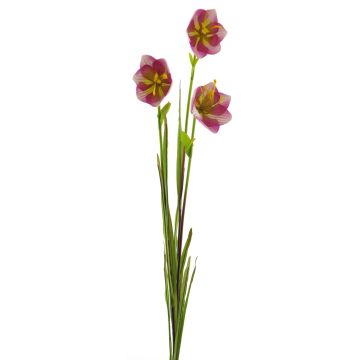 Deko Blume Glockenblume WENXIN, pink-grün, 80cm