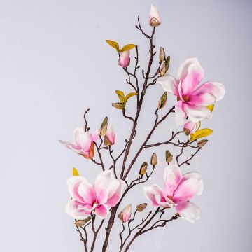 Künstliche Magnolie LILO, pink-weiß, 110cm, Ø5-9cm